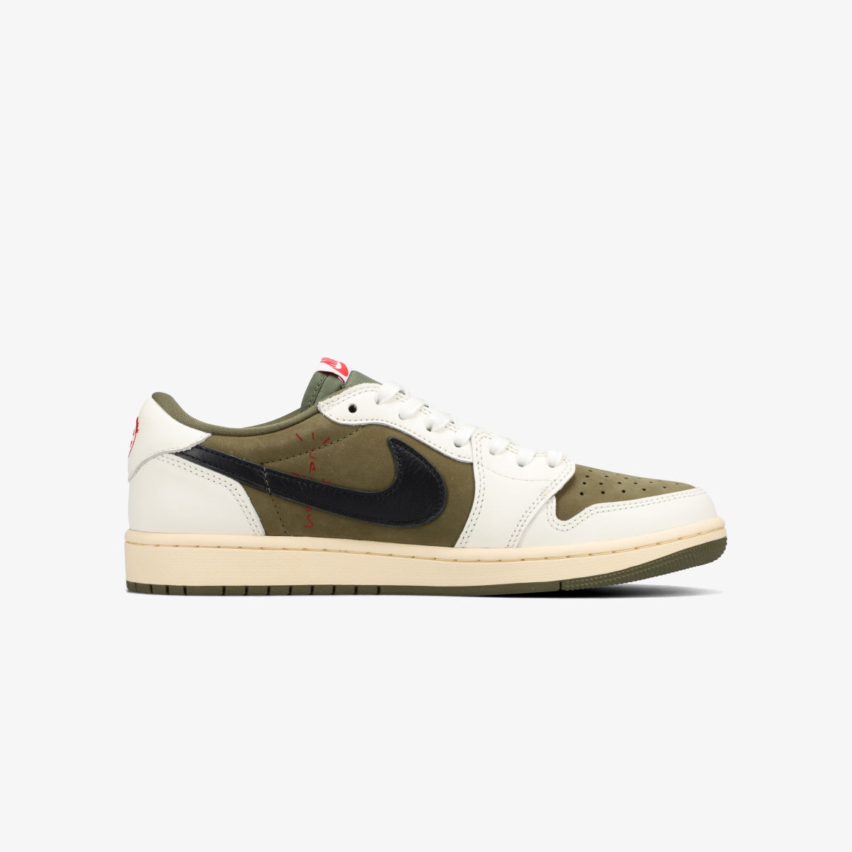 NIKE AIR JORDAN 1 LOW OG SP ×TRAVIS SCOTT -REVERSE OLIVE- – KICKS LAB