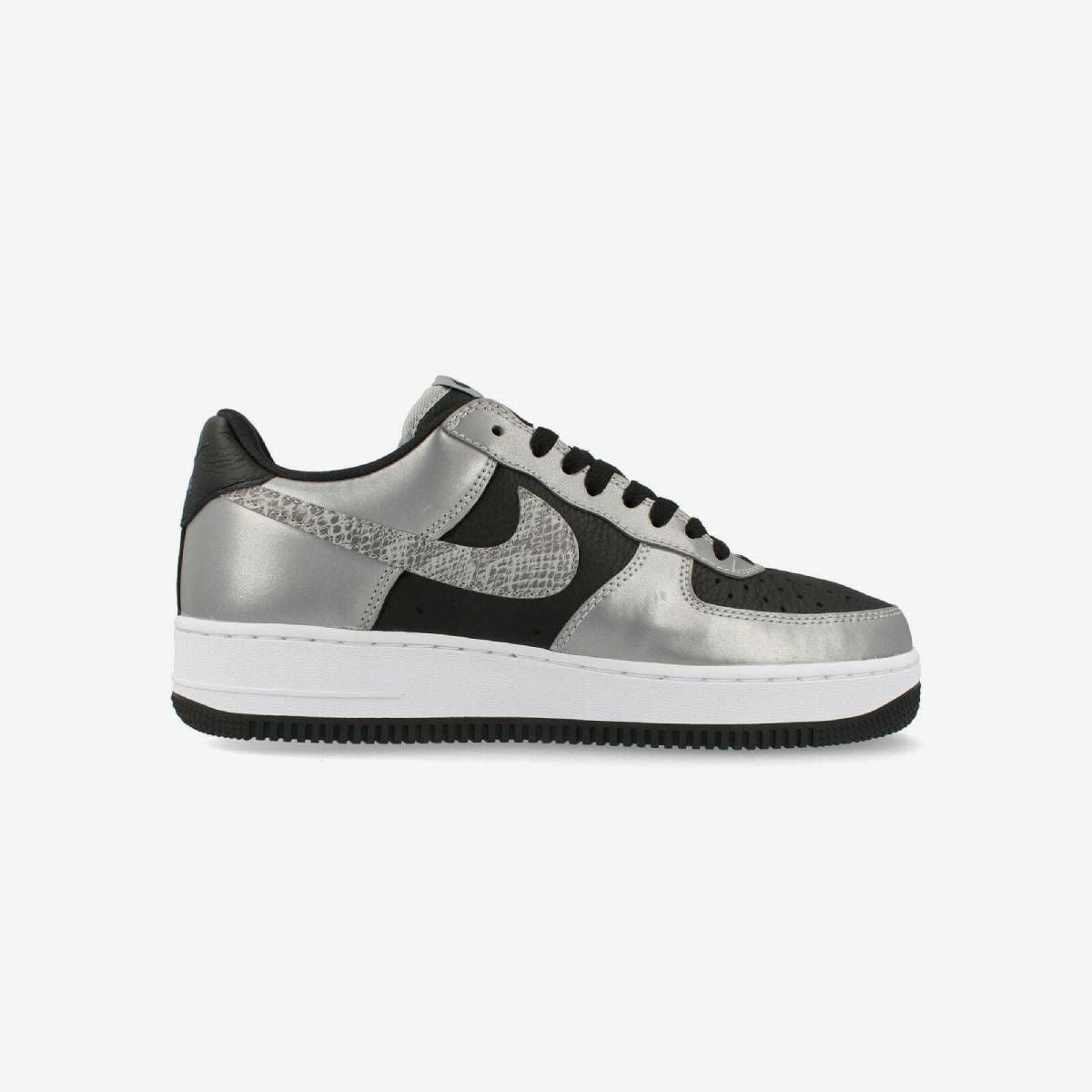 NIKE AIR FORCE 1 B BLACK/SILVER/BLACK 【SILVER SNAKE】【黒蛇 