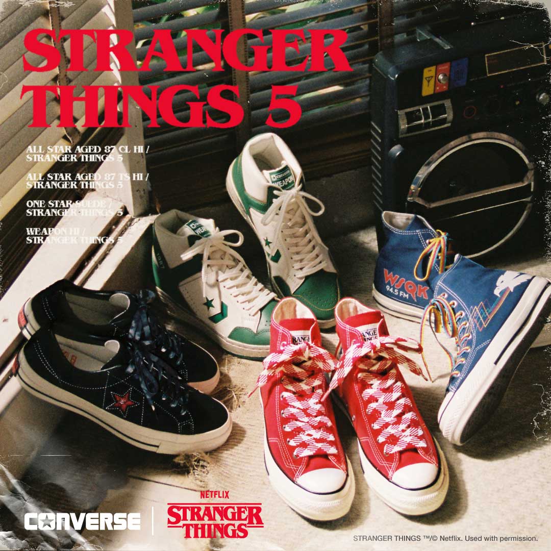 CONVERSE × STRANGER THINGS – KICKS LAB. 公式オンラインストア