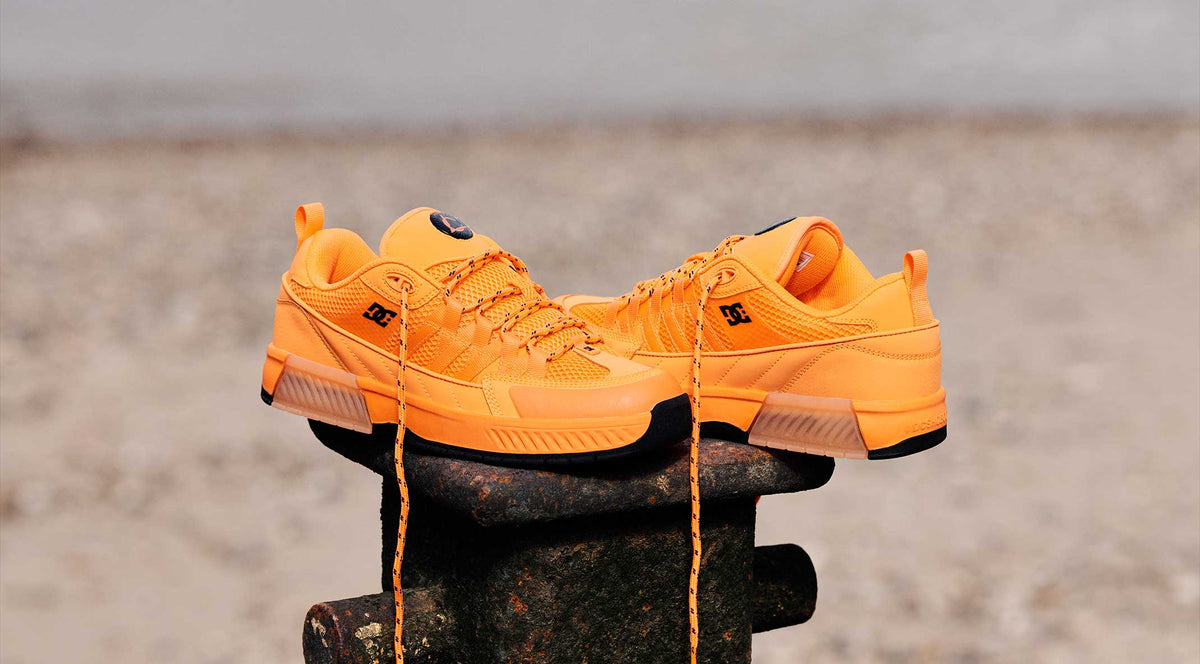 DC Shoes X Lucien Clarke Collab Mens Skateboard Skate Orange Men\'s Size 8 NEW Lucien Clarke Drop 3 – DC Shoes main image 4