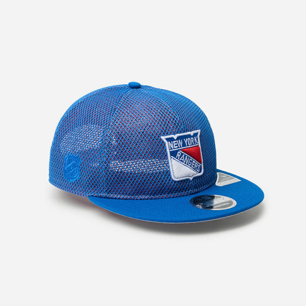 NEW ERA RC 9FIFTY FLAT VISOR NEW YORK RANGERS DOUBLE MESH Powered by GORO NAKATSUGAWA（MIN-NANO）