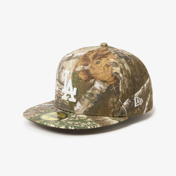 NEW ERA 59FIFTY MLB REAL TREE CAMO LOS ANGELES DODGERS