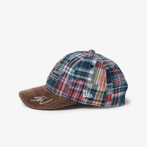 NEW ERA 9THIRTY SEAN WOTHERSPOON MADRAS CHECK CORDUROY VISOR NEW YORK METS