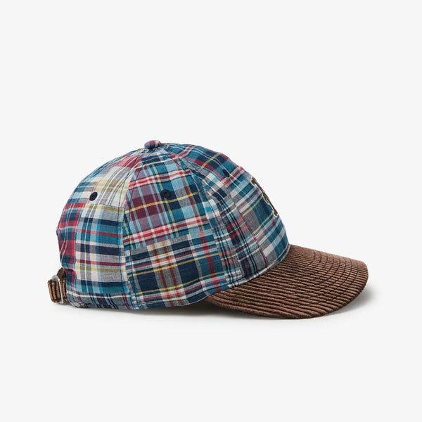 NEW ERA 9THIRTY SEAN WOTHERSPOON MADRAS CHECK CORDUROY VISOR NEW YORK METS