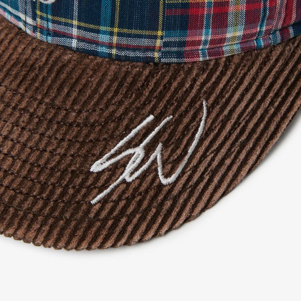 NEW ERA 9THIRTY SEAN WOTHERSPOON MADRAS CHECK CORDUROY VISOR NEW YORK METS