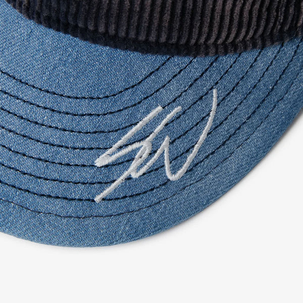 NEW ERA 9THIRTY SEAN WOTHERSPOON CORDUROY WASHED DENIM VISOR LOS ANGELES DODGERS