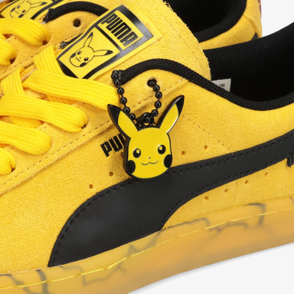 PUMA スエード スニーカー イエロー ブラック PUMA SUEDE PIKACHU プーマ スエード ピカチュウ レディース