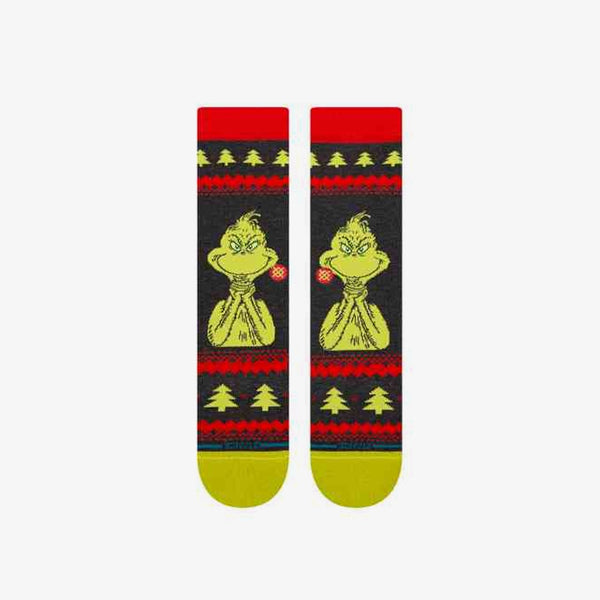 STANCE SOCKS GRINCH SWEATER CREW