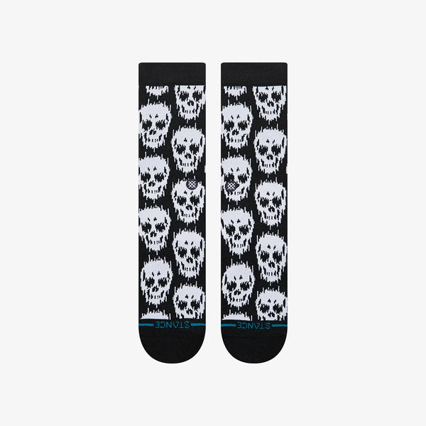 STANCE SOCKS STATIC SKULL CREW