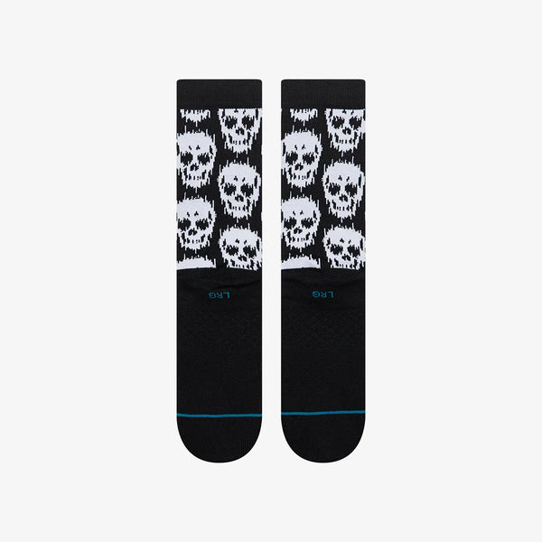 STANCE SOCKS STATIC SKULL CREW