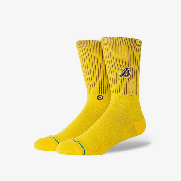 STANCE SOCKS LAKERS BADGED CREW