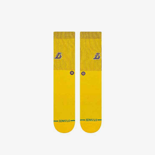 STANCE SOCKS LAKERS BADGED CREW