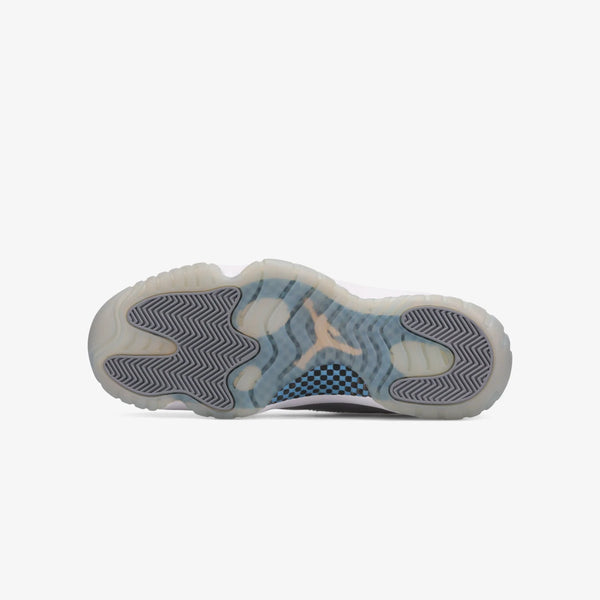 NIKE AIR JORDAN 11 RETRO LOW [水泥灰] 白色/大学蓝/水泥灰