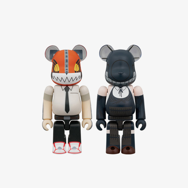 MEDICOM TOY BE＠RBRICK CHAINSAW MAN＆BOMB 100％ 2PACK