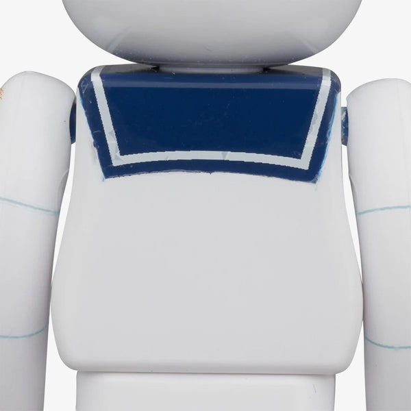 MEDICOM TOY BE@RBRICK 2PCS SET STAY PUFT MARSHMALLOW MAN -ANGRY FACE- & NO GHOST