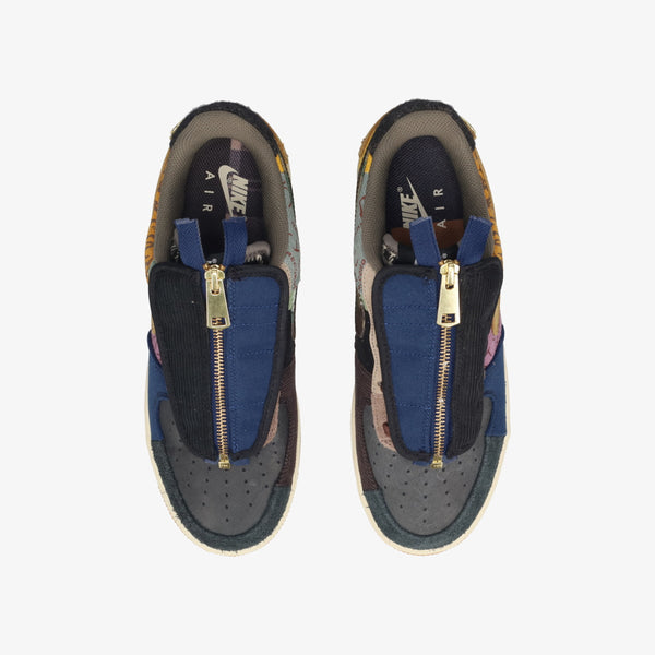 NIKE AIR FORCE 1 LOW MULTI COLOR/MUTED BRONZE [CACTUS JACK] [TRAVIS SCOTT]