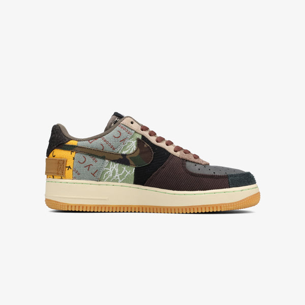 NIKE AIR FORCE 1 LOW MULTI COLOR/MUTED BRONZE [CACTUS JACK] [TRAVIS SCOTT]