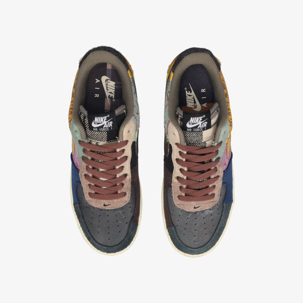 NIKE AIR FORCE 1 LOW MULTI COLOR/MUTED BRONZE [CACTUS JACK] [TRAVIS SCOTT]