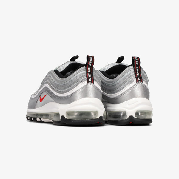 NIKE AIR MAX 97 OG METALLIC SILVER/UNIVERSITY RED/BLACK [SILVER BULLET]