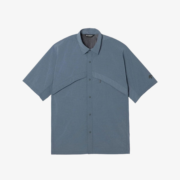 DESCENTE ALLTERRAIN 81 GREYISH RIPSTOP H/S SHIRT