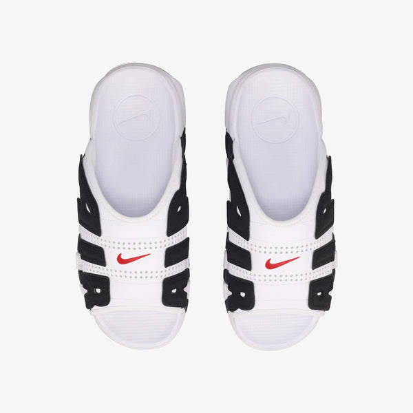 NIKE AIR MORE UPTEMPO SLIDE WHITE/VARSITY RED/BLACK