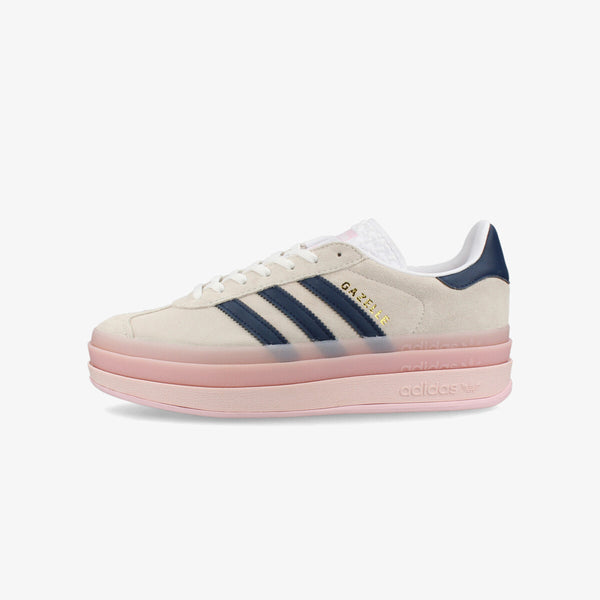 adidas GAZELLE BOLD W FTWR WHITE/CORE BLACK/CLEAR PINK – KICKS LAB