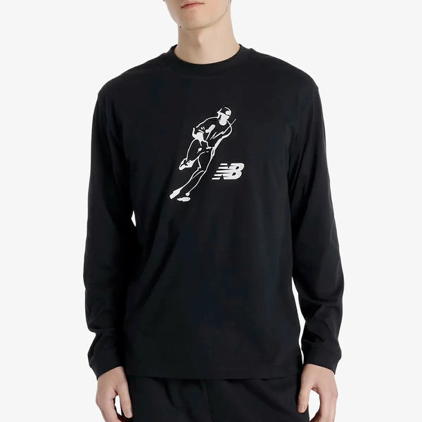 NEW BALANCE SHOHEI OTANI ALWAYS ON LOGO LONG SLEEVE T-SHIRT