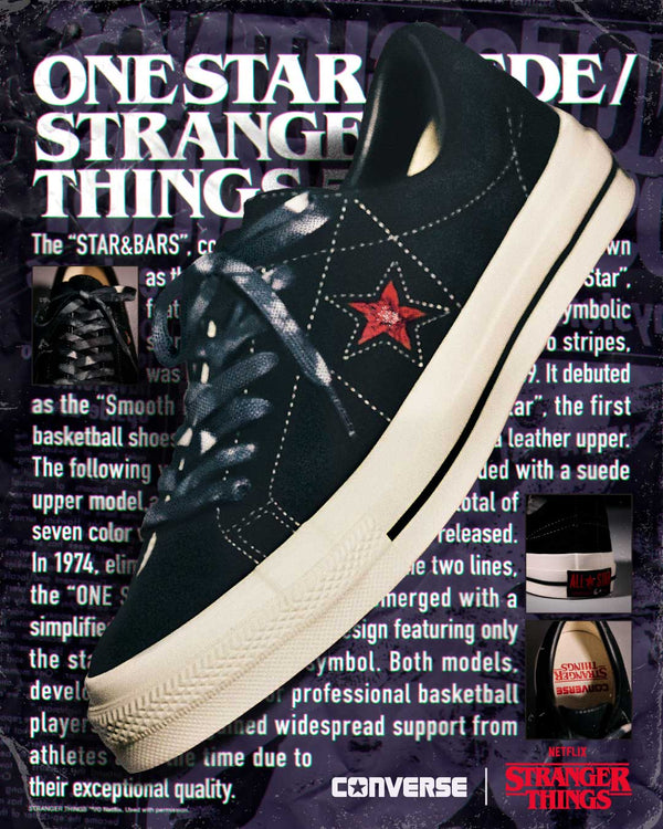CONVERSE ONE STAR SUEDE / STRANGER THINGS 5