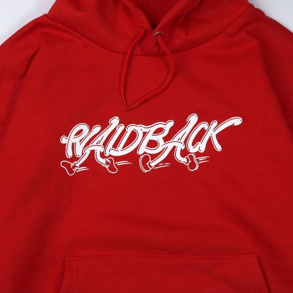 raidback fabric walk this way logo Hooded Sweatshirt RED