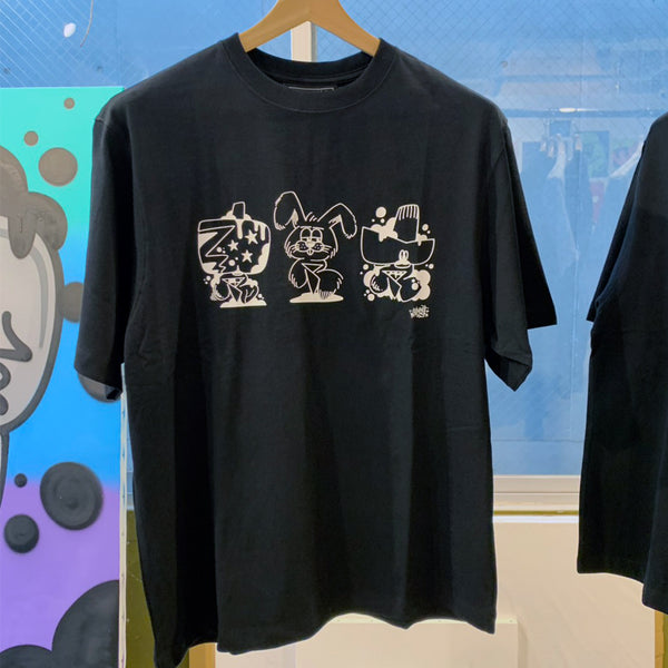 REMYNAO T-SHIRTS BLACK