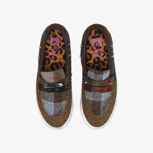 VANS LX LOAFER 53 × HARRIS TWEED