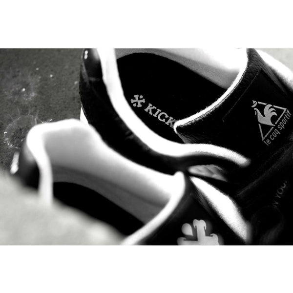 KICKS LAB. x le coq sportif LCS R 800 KL BLACK/WHITE 【TIGHTEN YOUR SHOE STRAP】