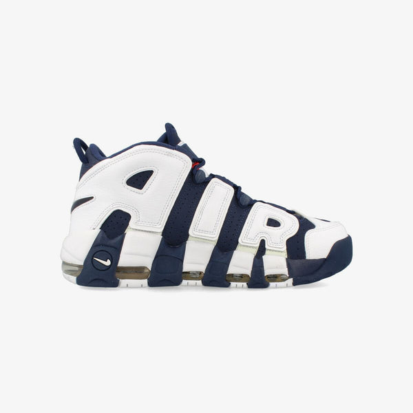 NIKE AIR MORE UPTEMPO WHITE/MIDNIGHT NAVY/RED/GOLD 【OLYMPIC