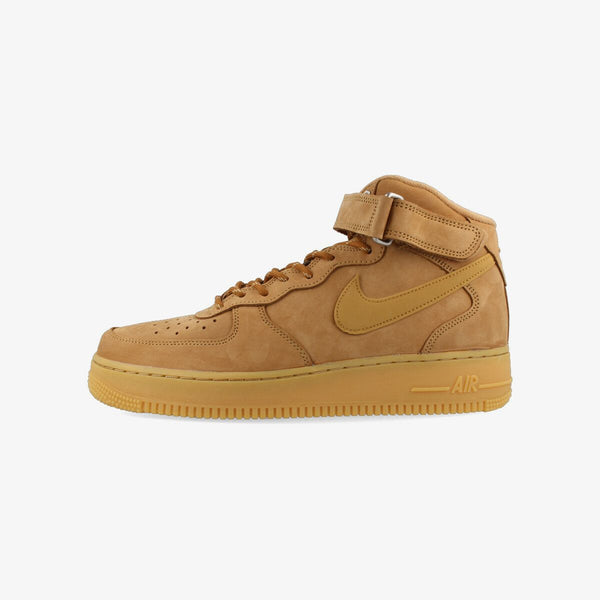 NIKE AIR FORCE 1 MID '07 WB FLAX/WHEAT/GUM LIGHT BROWN