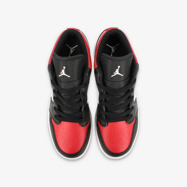 air jordan 1 low university red black gs