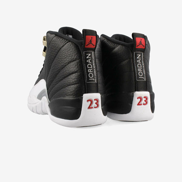 NIKE AIR JORDAN 12 RETRO GS BLACK/VARSITY RED/WHITE 【PLAYOFF