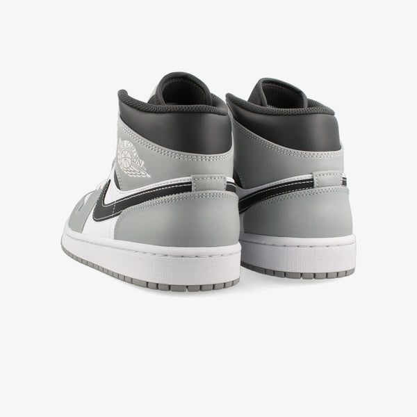 NIKE AIR JORDAN MID LIGHT SMOKE GRAY/WHITE/ANTHRACITE – KICKS