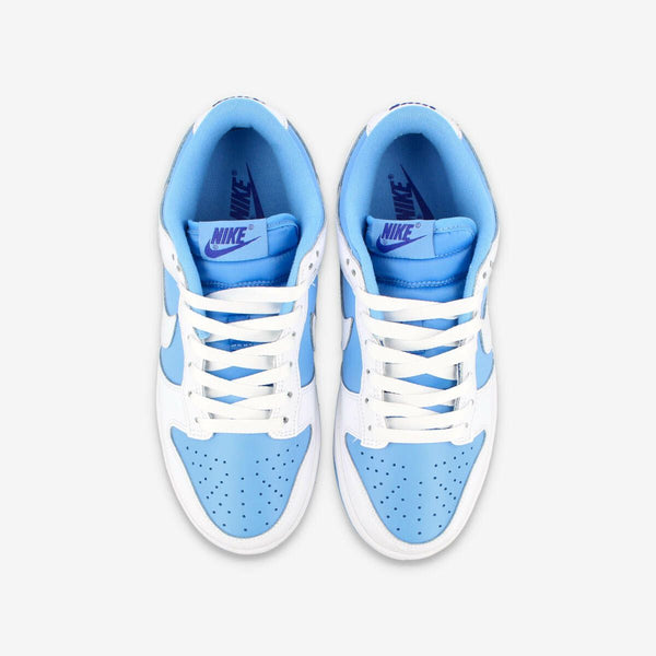 NIKE WMNS DUNK LOW ESSENTIAL WHITE/UNIVERSITY BLUE/CONCORD