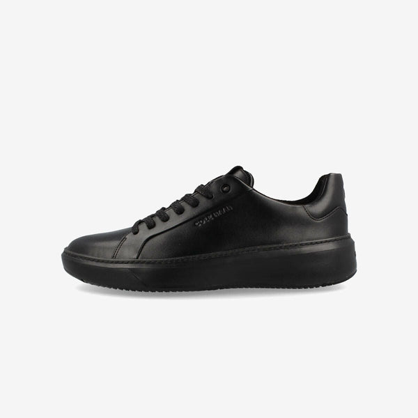 COLE HAAN GRANDPRO TOPSPIN SNEAKER BLACK LEATHER/BLACK