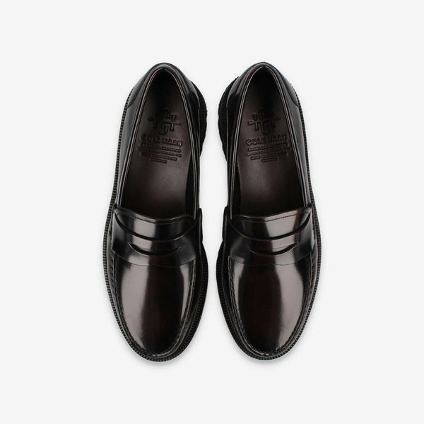 COLE HAAN AMERICAN CLASSICS PENNY LOAFER DEEP BURGUNDY/BLACK