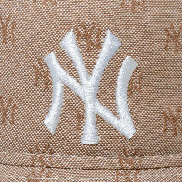 NEW ERA BUCKET01 MLB NEW YORK YANKEES JACQUARD BEIGE