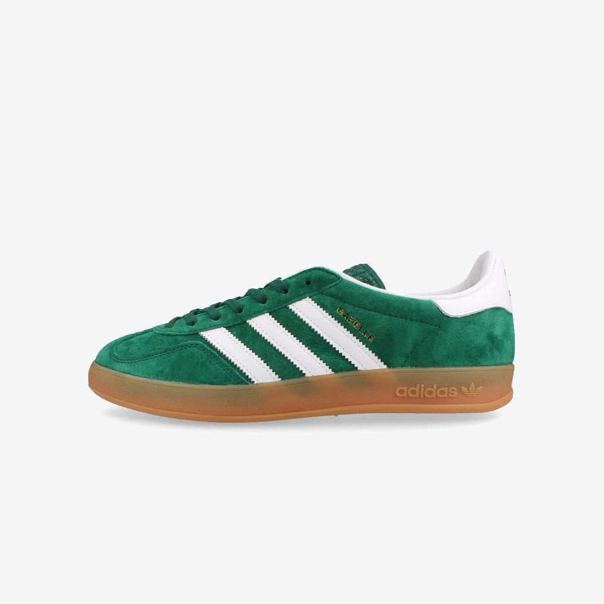 adidas GAZELLE INDOOR COLLEGE GREEN/FTWR WHITE/GUM – KICKS LAB.