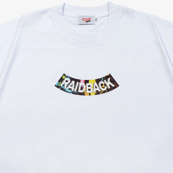 raidback fabric “G.I.T.D. ARCH" TEE (C-TYPE) WHITE