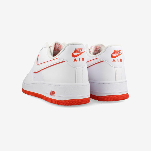 NIKE AIR FORCE 1 '07 WHITE/WHITE/PICANTE RED