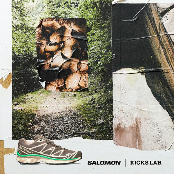 SALOMON XT-6 MINDFUL FALCON/ALMOND MILK/BRIGHT GREEN -KICKS LAB. EXCLUSIVE-