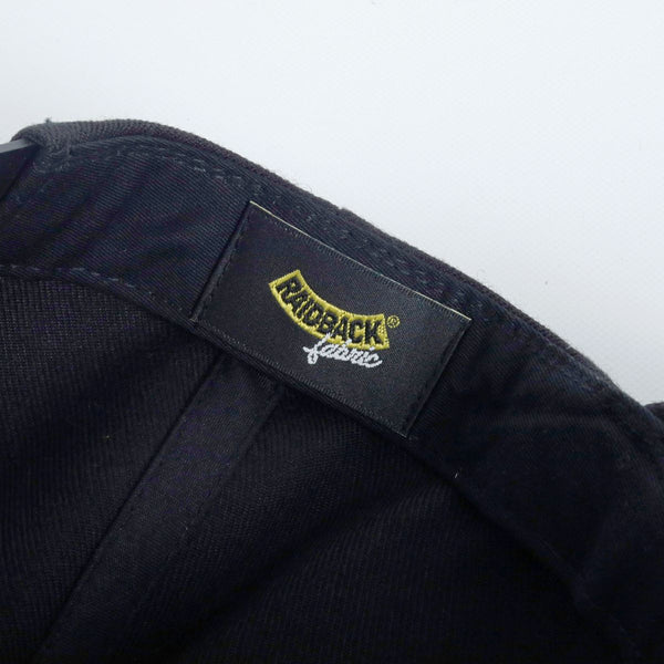 raidback fabric R Eagle Snapback Cap BLACK