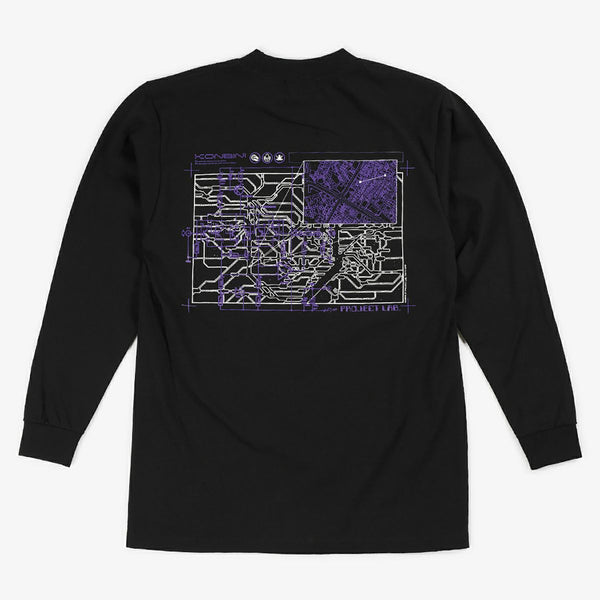 PROJECT LAB. x KONBINI x RYU GODA ORIGINAL LONG T-SHIRT BLACK