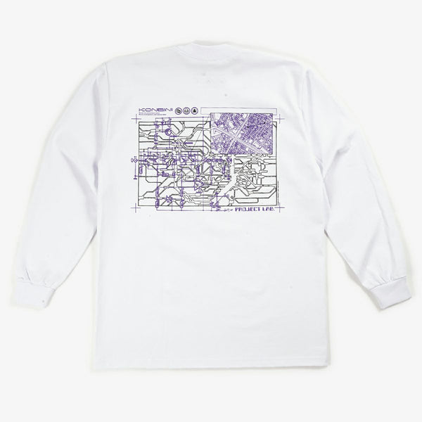 [Store only] PROJECT LAB. x KONBINI x RYU GODA ORIGINAL LONG T-SHIRT WHITE