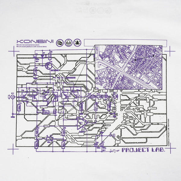[Store only] PROJECT LAB. x KONBINI x RYU GODA ORIGINAL LONG T-SHIRT WHITE