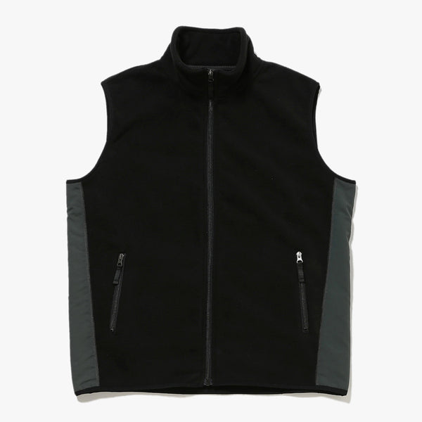 FIRST DOWN MICRO FLEECE VEST BLACK